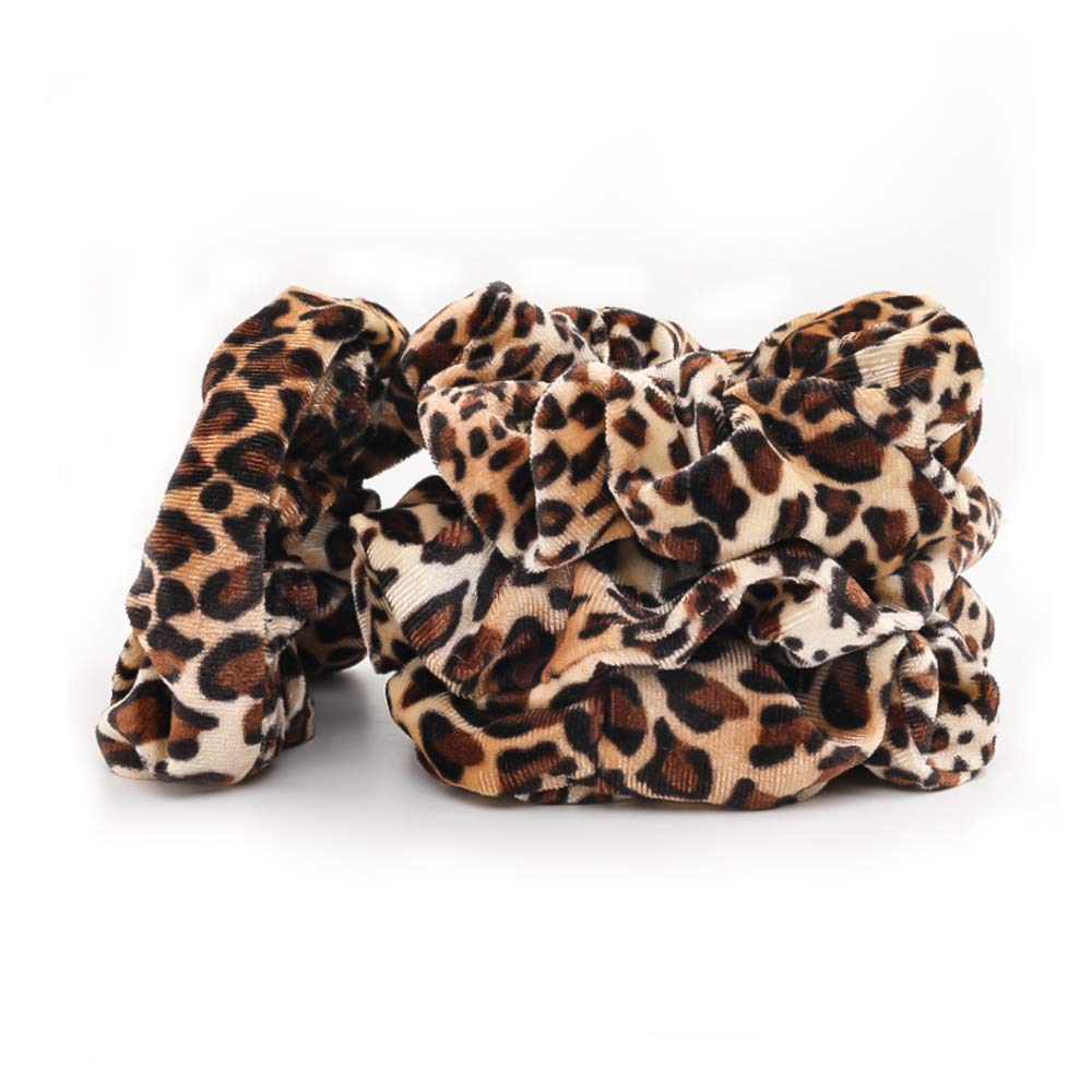 1/6 Stück Leoparden-Samt-Haarg – Hair Tie Velvet Bewertung und Preis