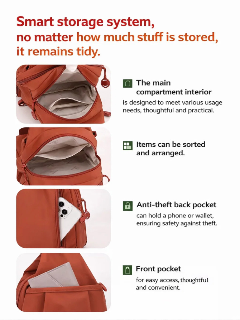Leichter Mini-Rucksack für Dam – Women Accessories Pouch Bewertung und Preis
