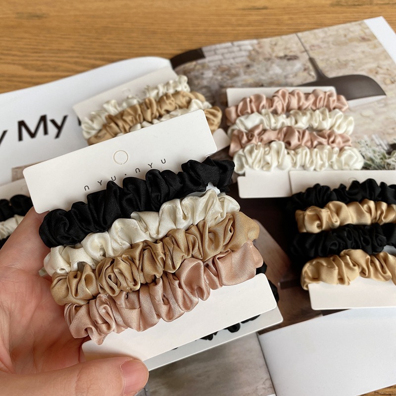 4 Teile/satz Satin Seide Scrun – Hair Tie Velvet Bewertung und Preis
