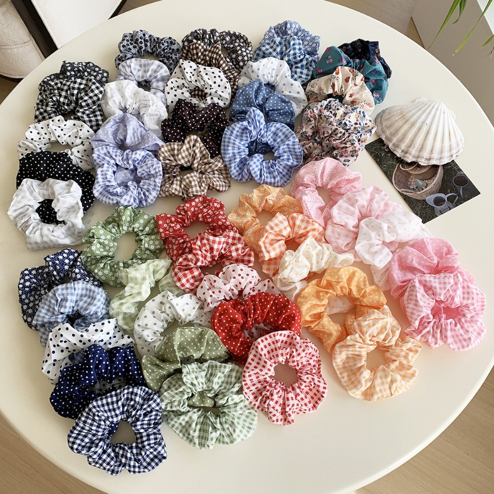 5 Stück gepunktete Haargummis, – Hair Tie Velvet Bewertung und Preis