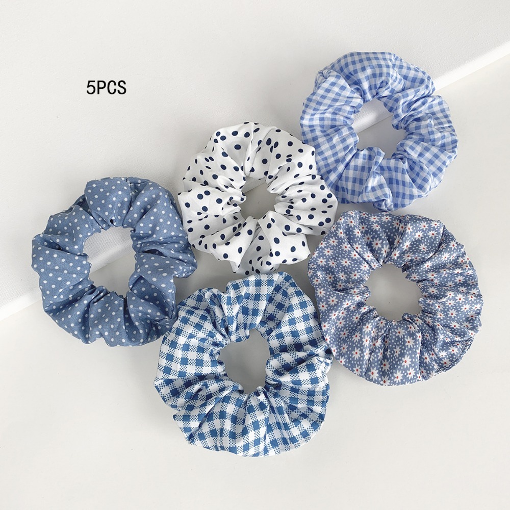 5 Stück gepunktete Haargummis, – Hair Tie Velvet Bewertung und Preis